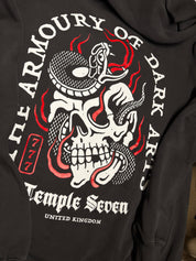 BURNING SKULL HOODIE