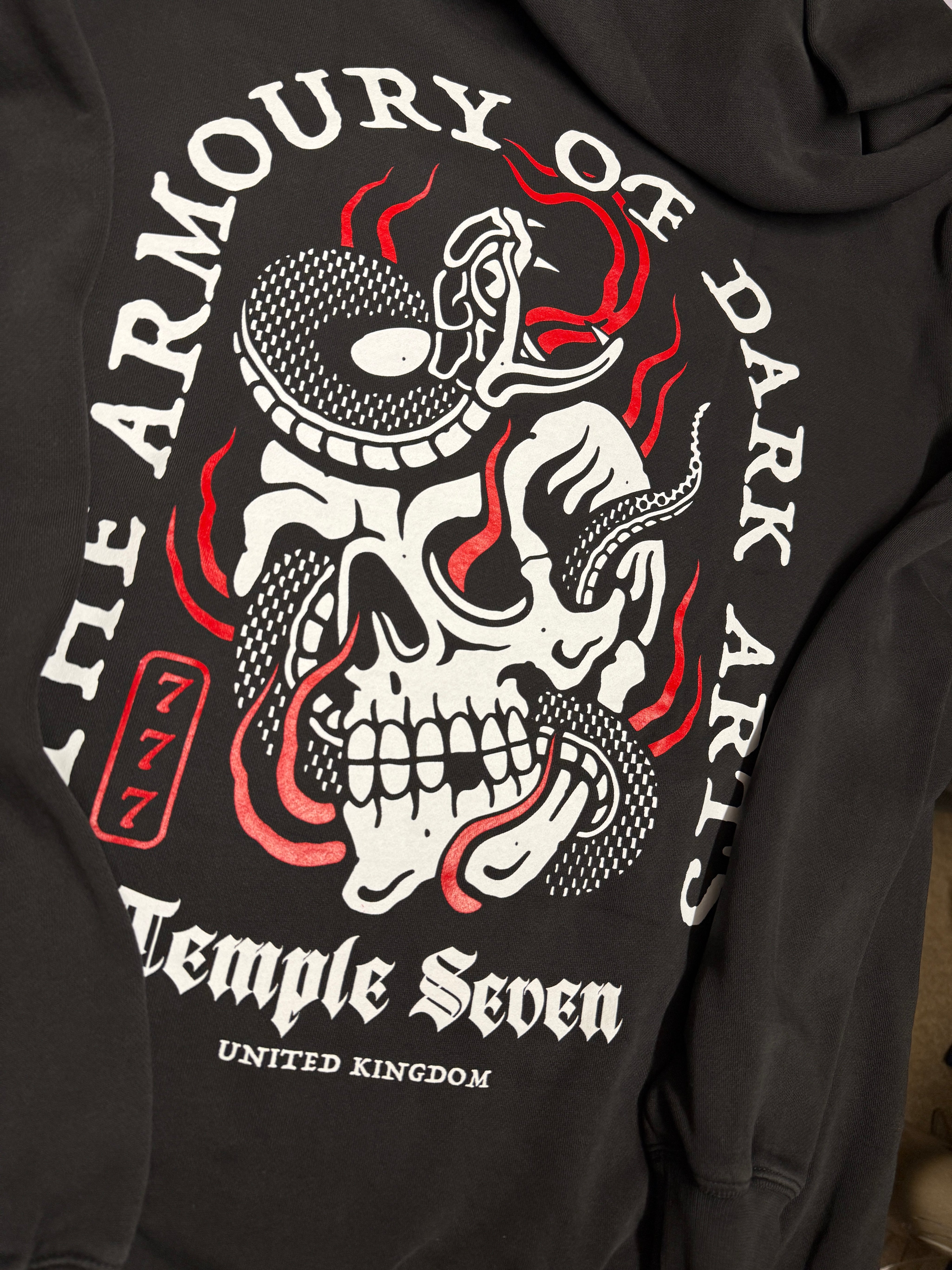 BURNING SKULL HOODIE