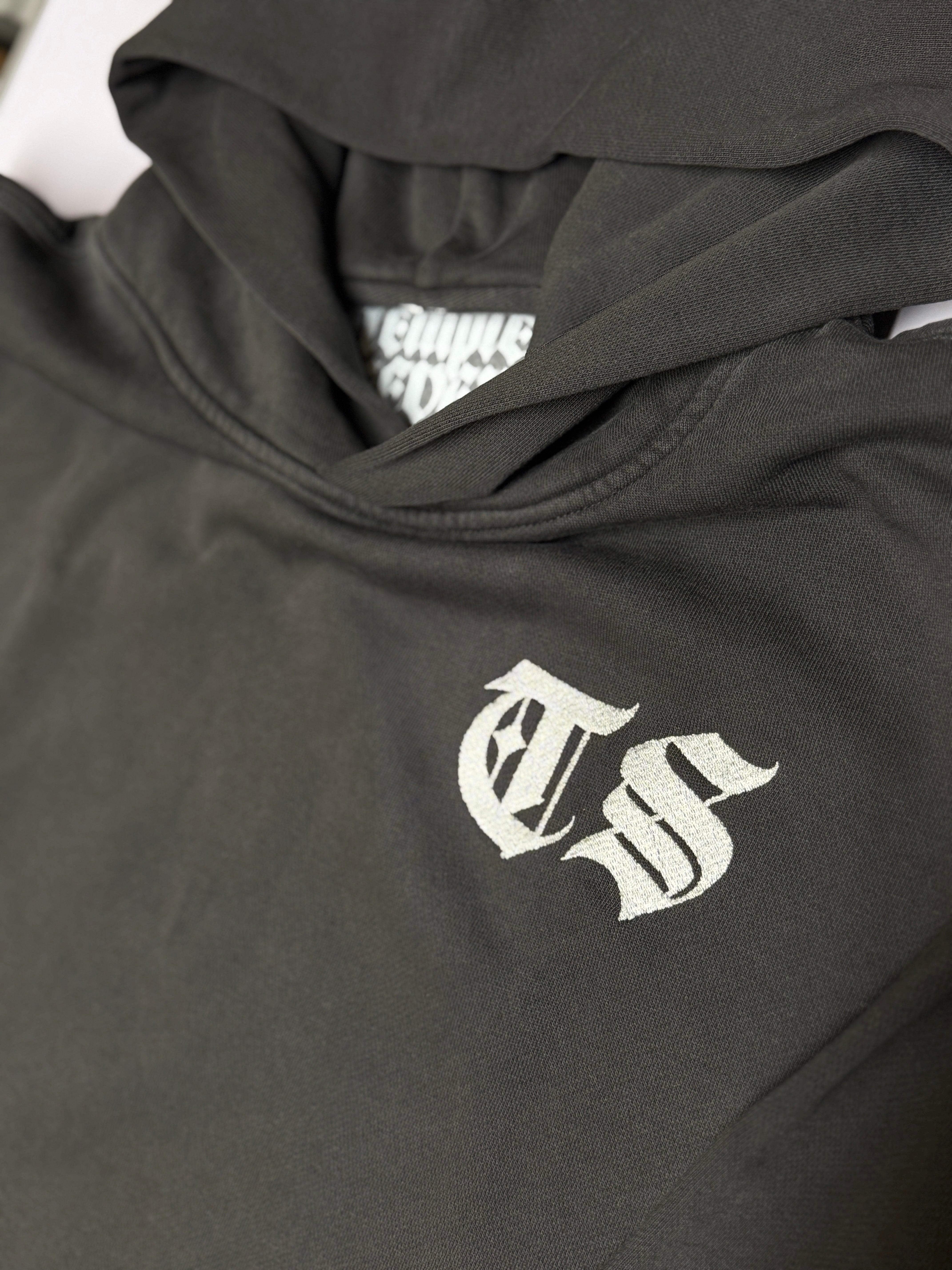 BURNING SKULL HOODIE – Temple Seven