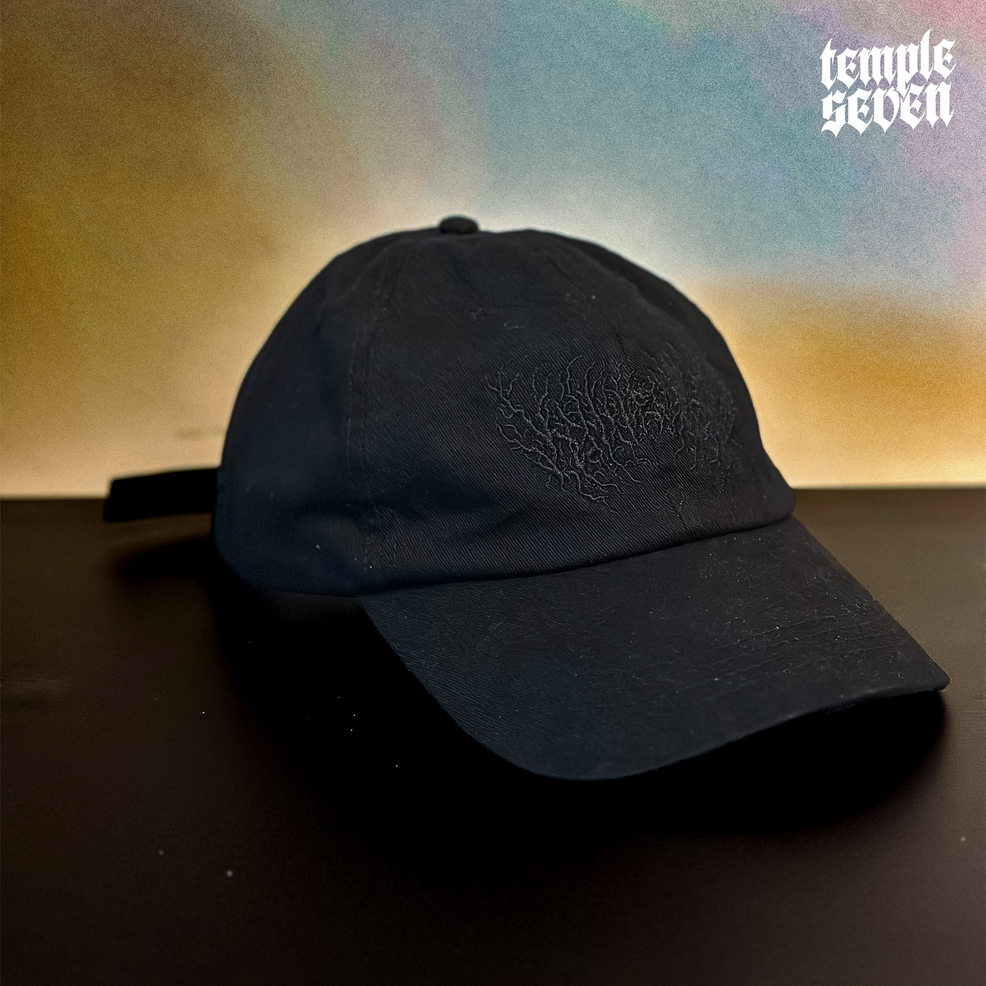 Black low-Profile Dad Cap