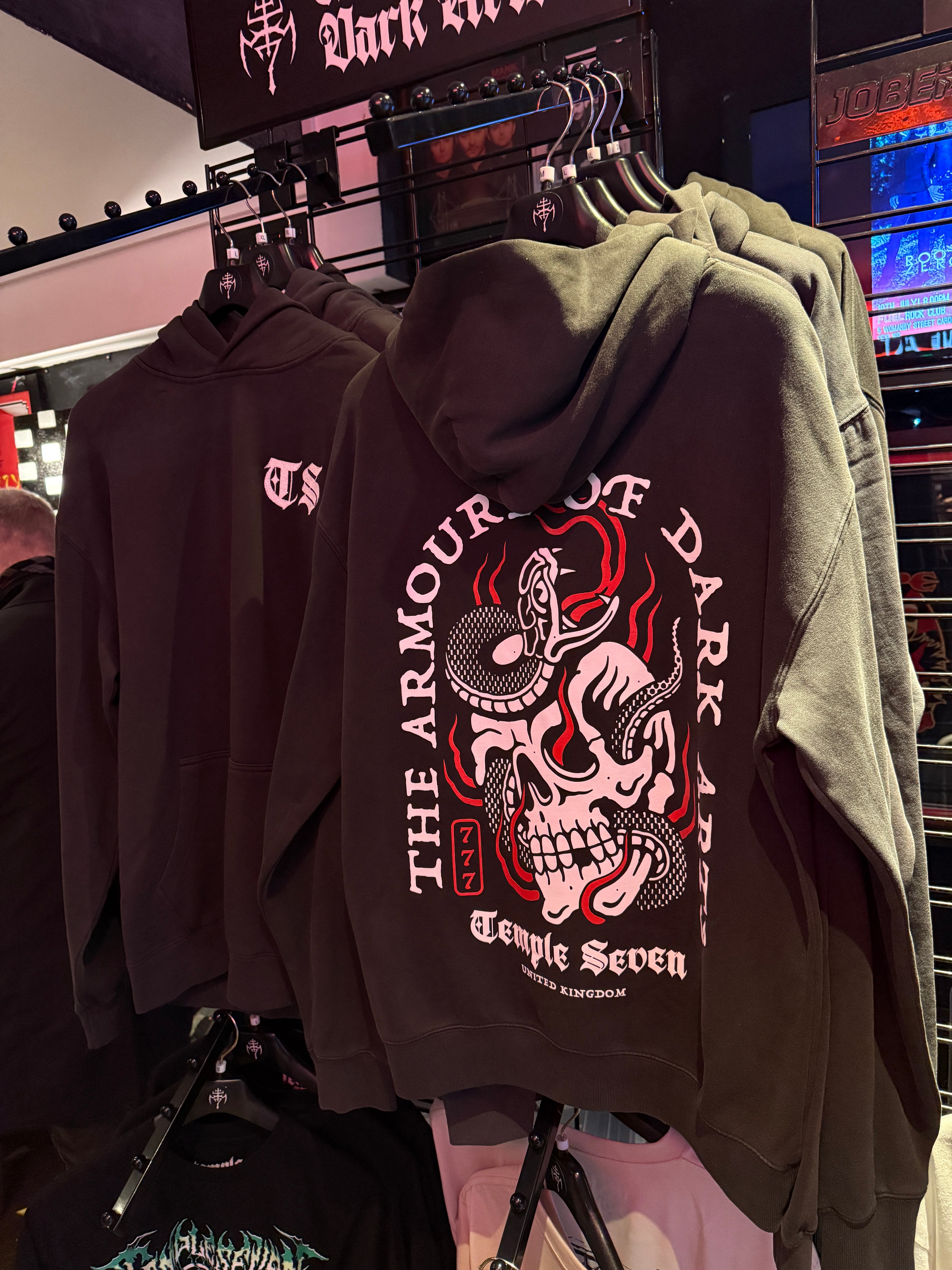 BURNING SKULL HOODIE