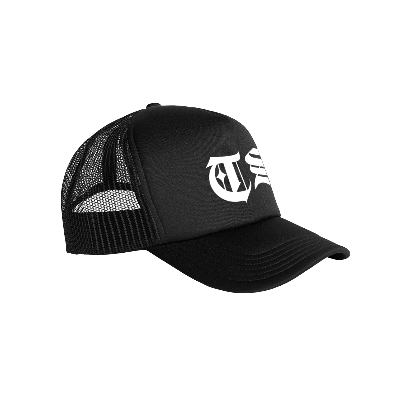 Initials Foam Trucker - Black