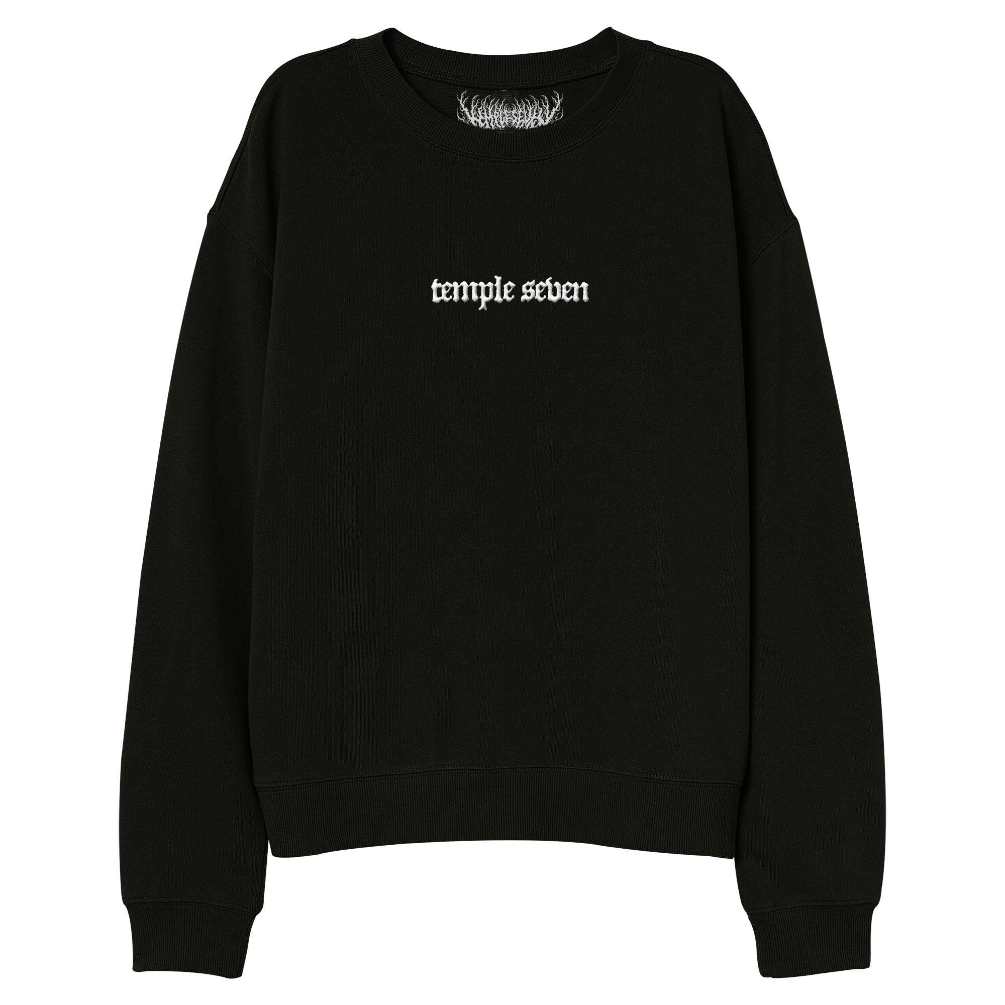 TEMPLE BASICS JUMPER - BLACK