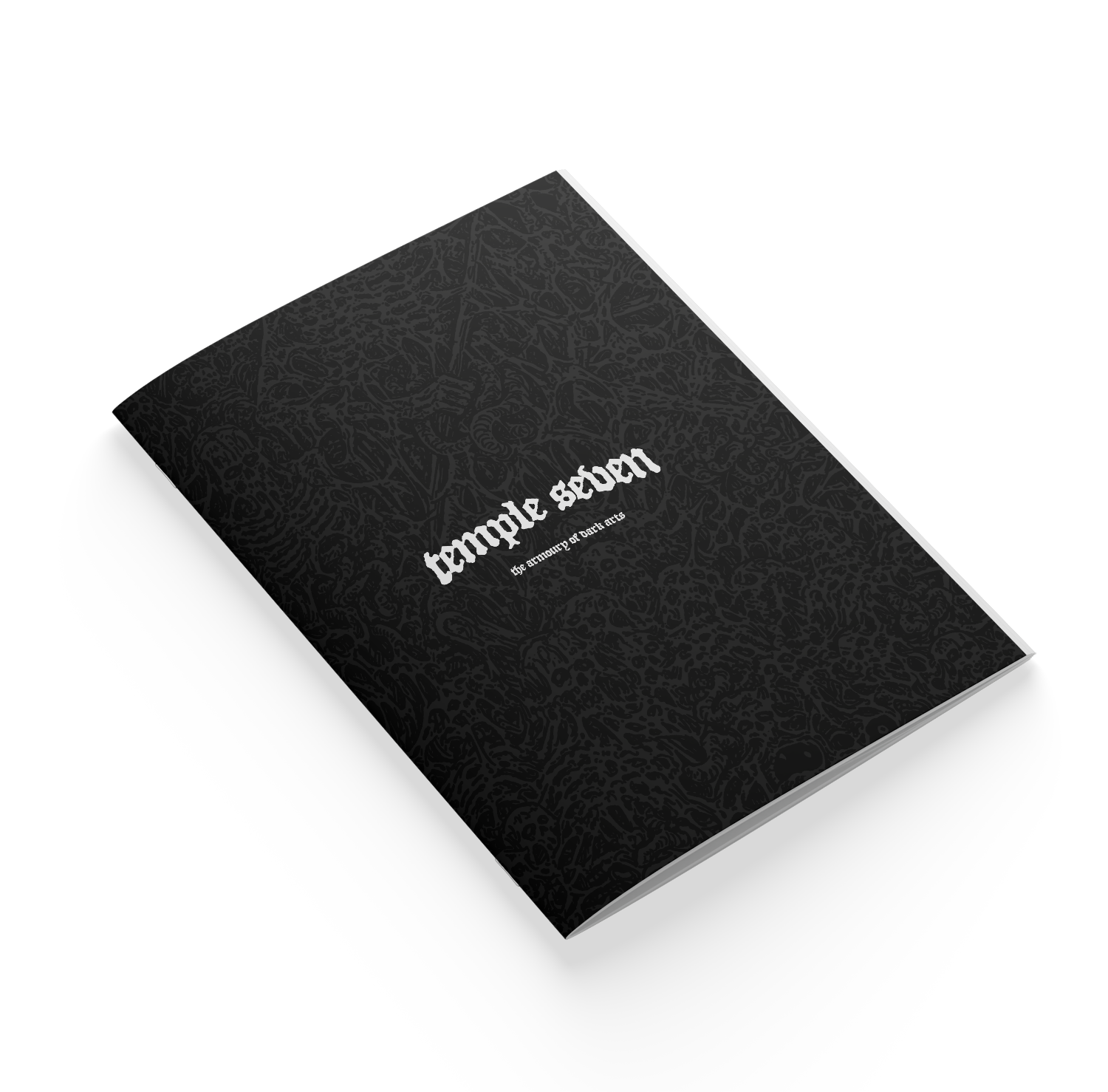 BLACK INK ONLY - NOTEBOOK – Temple Seven