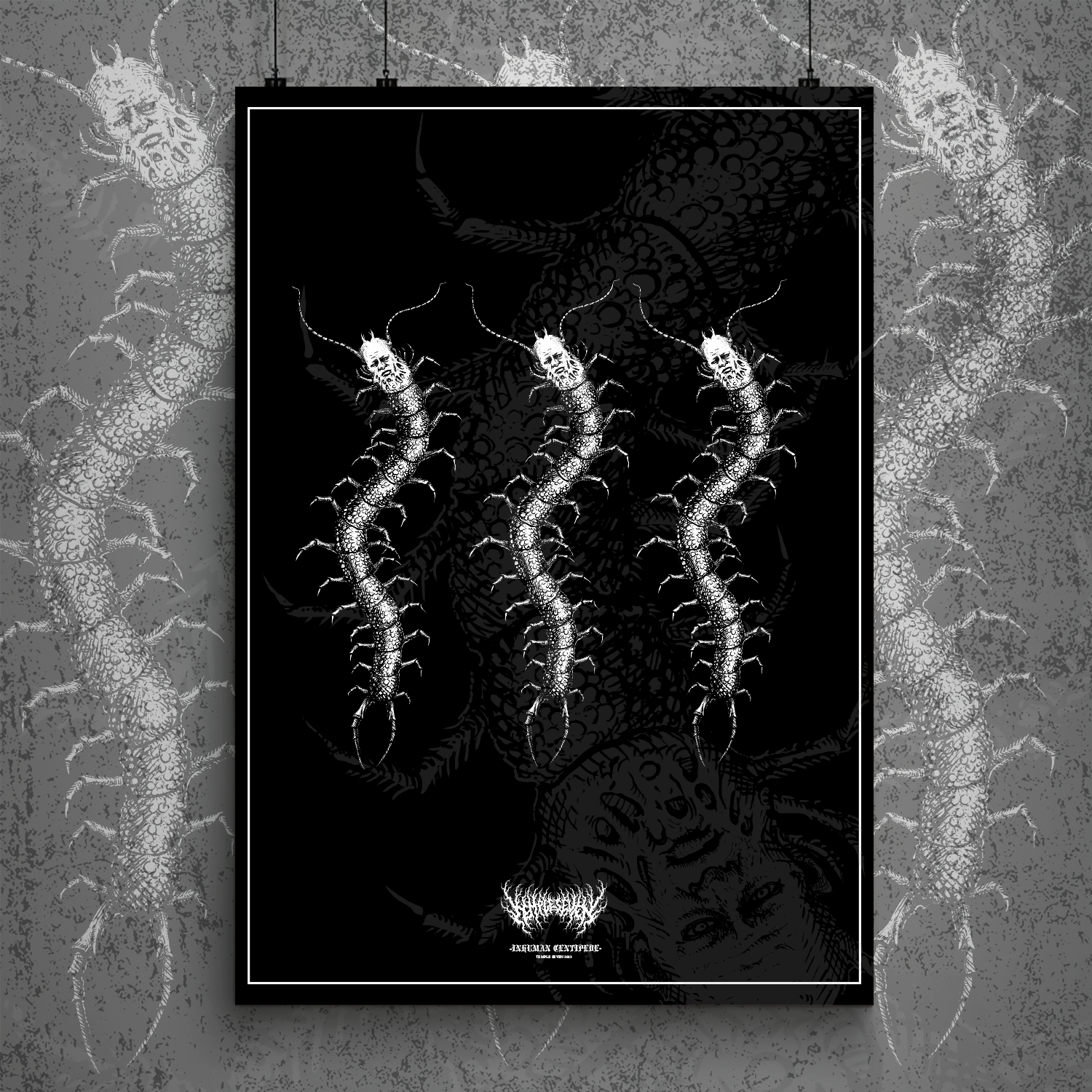 Inhuman Centipede Print